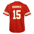 Patrick Mahomes Kansas City Chiefs Nike Youth Super Bowl LVIII Patch Game Jersey - Red