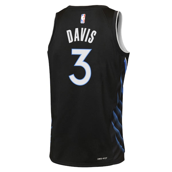 Anthony Davis Dallas Mavericks Nike Youth 2025/26 City Edition Swingman Jersey - Black