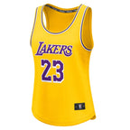 LeBron James Los Angeles Lakers  Women's Fast Break Player Jersey - Icon Edition - Gold