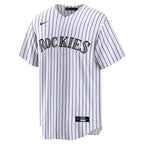 Colorado Rockies Nike #1 Dad Home Replica Jersey - White
