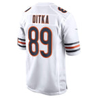 Mike Ditka Chicago Bears Nike Retired Player Game Jersey - White/Navy/Orange