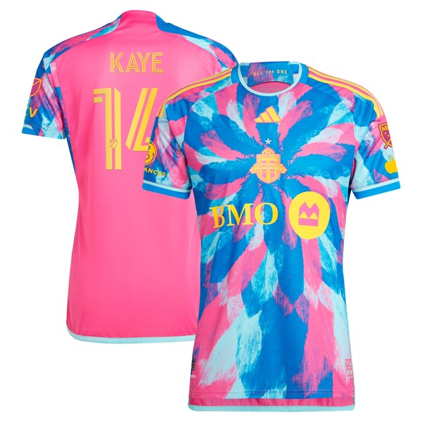 Mark-Anthony Kaye Toronto FC adidas 2024 The Energy Kit Authentic Player Jersey - Pink