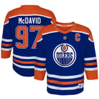 Connor McDavid Edmonton Oilers Preschool Home Replica Player Jersey - Royal