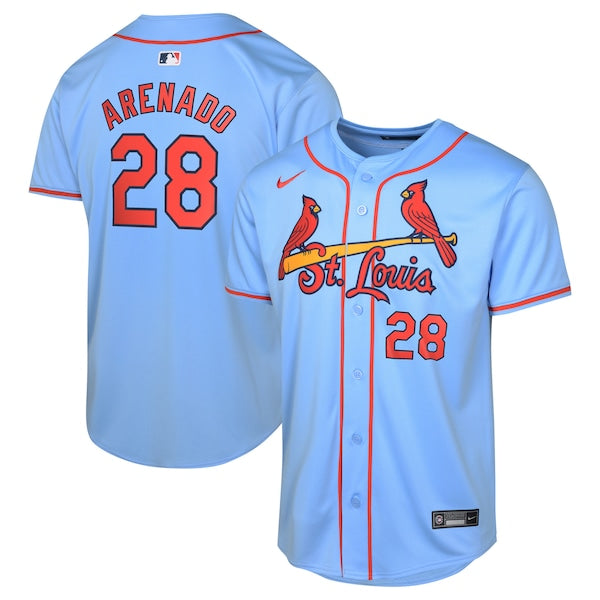 Nolan Arenado St. Louis Cardinals Nike Youth Alternate Limited Player Jersey – Light Blue