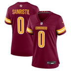 Mike Sainristil Washington Commanders Nike Women's  Game Jersey -  Burgundy