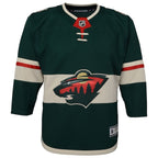Minnesota Wild Youth Home Premier Blank Jersey - Green
