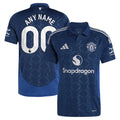 Manchester United adidas 2024/25 Away Replica Custom Jersey - Navy