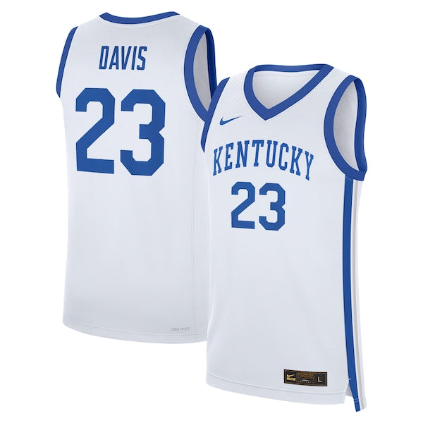 Anthony Davis Kentucky Wildcats Nike Performance Replica Basketball Jersey - White