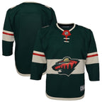 Minnesota Wild Youth Home Premier Blank Jersey - Green