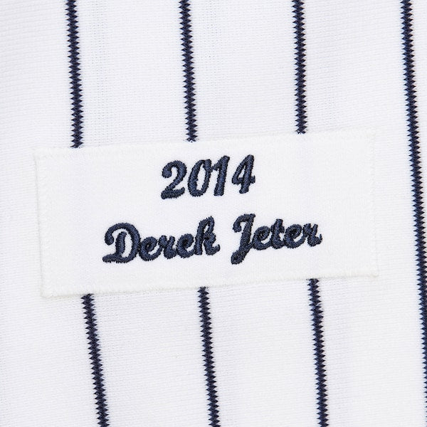 Derek Jeter New York Yankees 2014 Cooperstown Collection Authentic Throwback Jersey - White