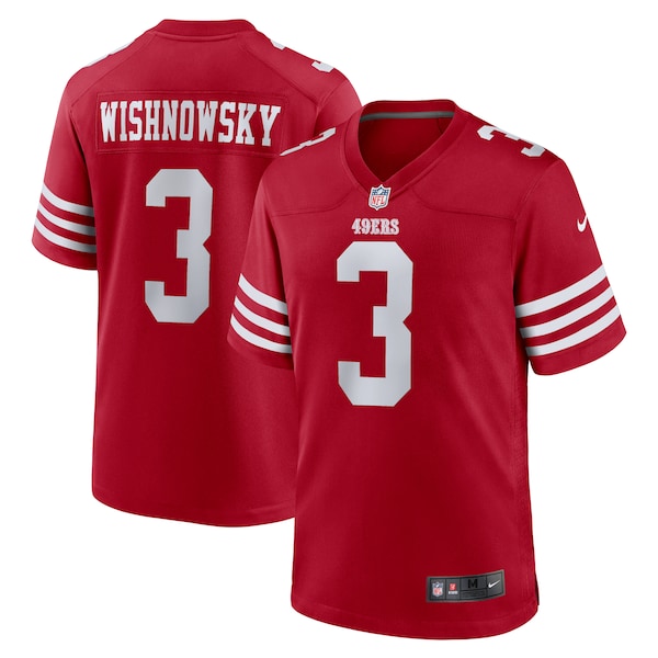 Mitch Wishnowsky San Francisco 49ers Nike  Game Jersey -  Scarlet