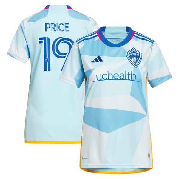 Jack Price Colorado Rapids adidas Women's 2024 New Day Kit Replica Jersey - Light Blue