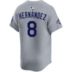 Enrique Hernández Los Angeles Dodgers Nike Home 2025 World Series Champions Replica Jersey - Grey