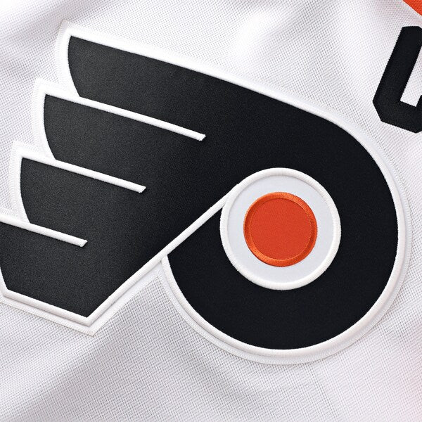 Philadelphia Flyers  Away Premium Jersey - White/Burnt Orange/Black