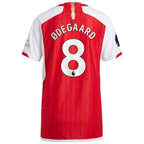 Martin Odegaard Arsenal adidas 2023/24 Home Authentic Player Jersey - Red/Yellow