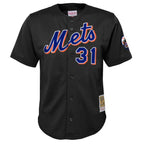 Mike Piazza New York Mets  Toddler Cooperstown Collection Mesh Batting Practice Jersey - Black
