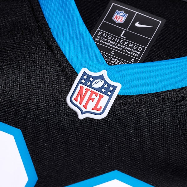 Tetairoa McMillan Carolina Panthers Nike 2025 NFL Draft First Round Pick Game Jersey - Black