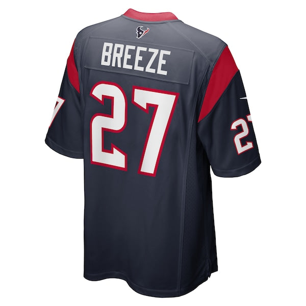 Brady Breeze Houston Texans Nike Team Game Jersey -  Navy
