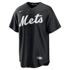 Francisco Lindor New York Mets Nike  Replica Player Jersey - Black