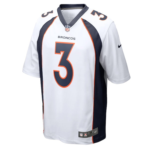 Russell Wilson Denver Broncos Nike Game Jersey - White/Navy/Orange