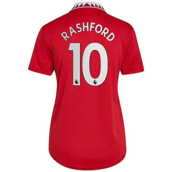 Marcus Rashford Manchester United adidas Women's 2022/23 Home Replica Player Jersey - Red