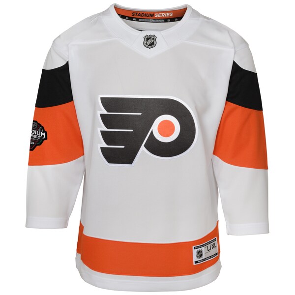 Philadelphia Flyers Youth 2024 NHL Stadium Series Premier Jersey – White