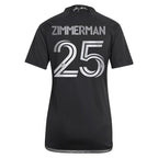 Walker Zimmerman Nashville SC adidas Women's 2024 Man In Black Kit Replica Player Jersey - Black