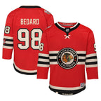 Connor Bedard Chicago Blackhawks Youth 2025 NHL Winter Classic Premier Player Jersey - Red