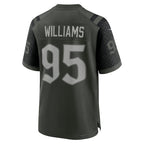 Quinnen Williams New York Jets Nike 2025 Rivalries Collection Game Jersey - Gotham Green