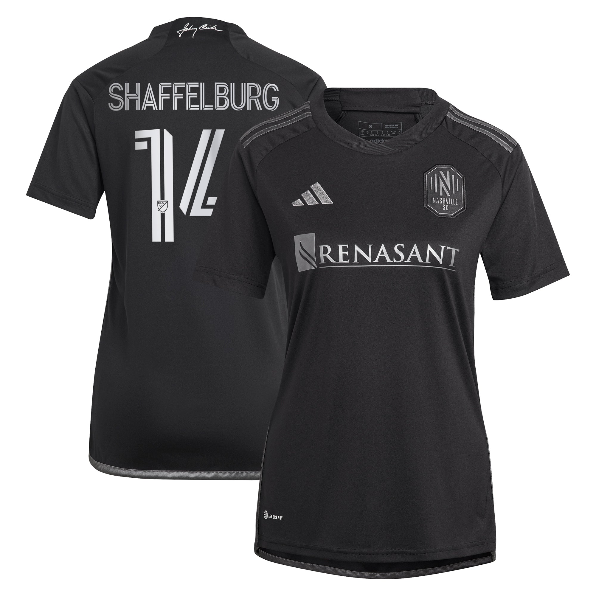Jacob Shaffelburg Nashville SC adidas Women's 2024 The 615 Kit Replica Player Jersey - Yellow/Black