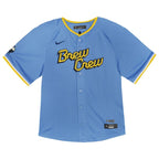 Christian Yelich Milwaukee Brewers Nike Toddler City Connect Limited Player Jersey - Powder Blue
