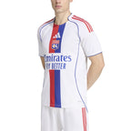 Olympique Lyonnais adidas 2025/26 Home Replica Jersey - White/Blue