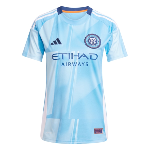 New York City FC adidas Women's 2025 The Excelsior Kit Replica Jersey - Light Blue