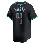 Ketel Marte Arizona Diamondbacks Nike Alternate Limited Jersey - Black/Crimson