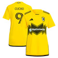 Cucho Hernández Columbus Crew adidas Women's 2024 The Home Kit Replica Player Jersey - Yellow