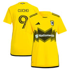 Cucho Hernández Columbus Crew adidas Women's 2024 The Home Kit Replica Player Jersey - Yellow