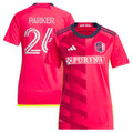 Tim Parker St. Louis City SC adidas Women's 2024 CITY Kit Replica Jersey - Red