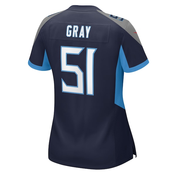 Cedric Gray Tennessee Titans Nike Women's  Game Jersey -  Navy