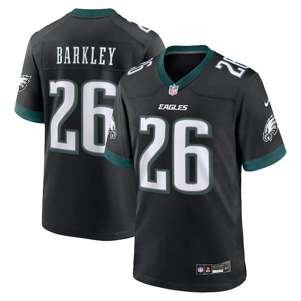 Saquon Barkley Philadelphia Eagles Nike Alternate Game Jersey -  Black/Green/Kelly Green/White