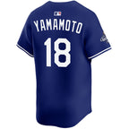 Yoshinobu Yamamoto Los Angeles Dodgers Nike 2025 World Series Champions Home Replica Jersey - Royal
