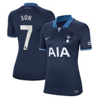 Son Heung-Min Tottenham Hotspur Nike Women's 2023/24 Away Stadium Replica Player Jersey - Navy/Tan/White