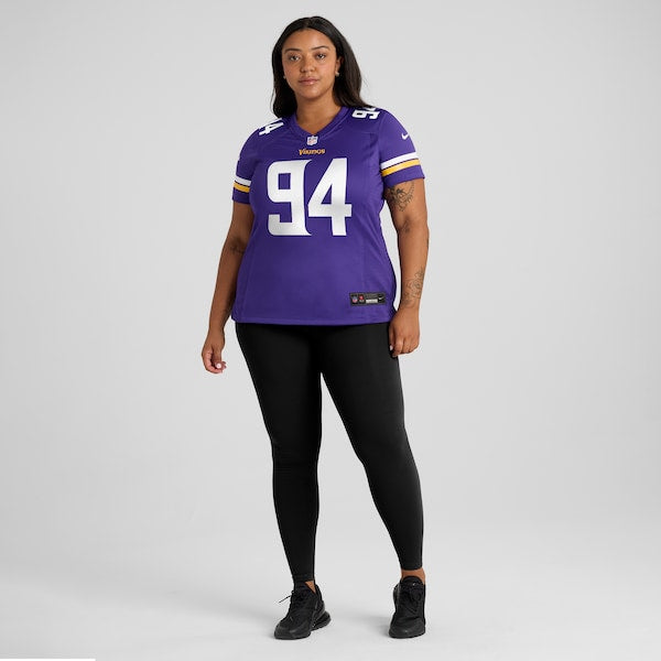 Taki Taimani Minnesota Vikings Nike Women's  Game Jersey -  Purple