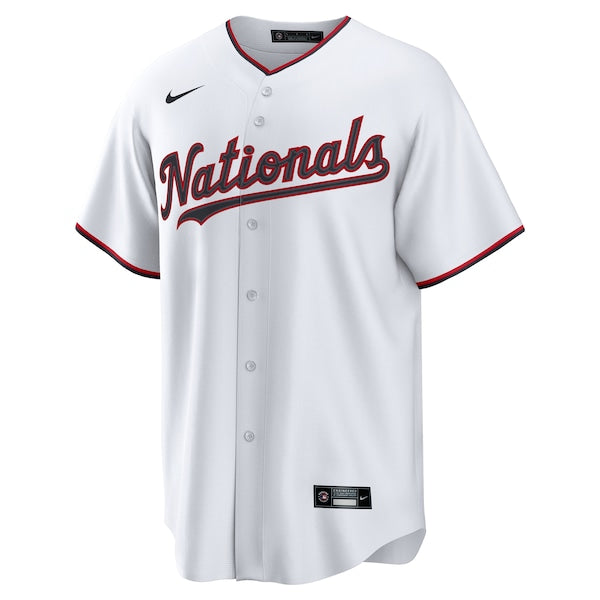 Washington Nationals Nike Home Custom Replica Jersey - White/Navy