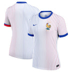 France National Team Nike Women's 2024 Away Replica Blank Jersey - White