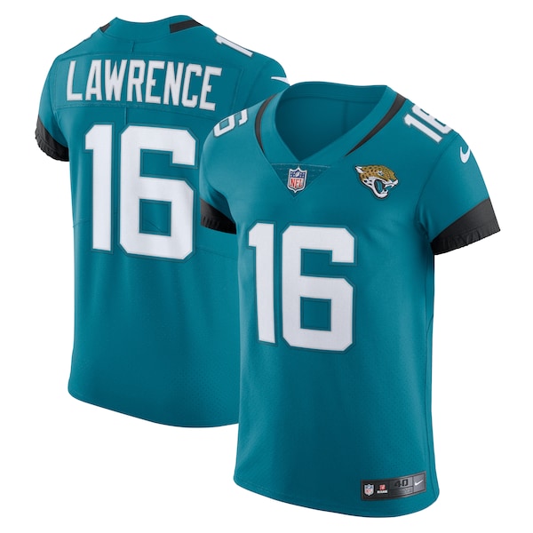 Trevor Lawrence Jacksonville Jaguars Nike Vapor Elite Jersey - Teal/Black