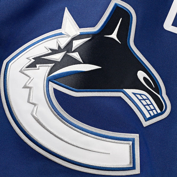 Vancouver Canucks  Home Premium Custom Jersey - Blue/White