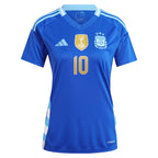 Lionel Messi Argentina National Team adidas Women's 2024 Away Replica Player Jersey - Blue/White