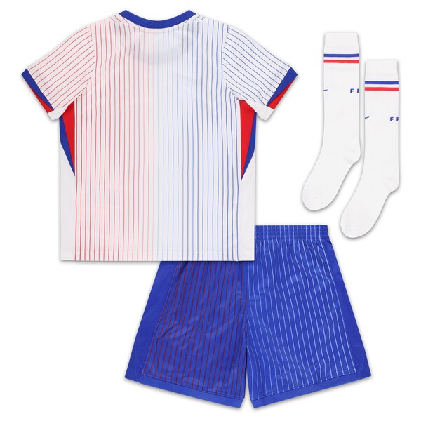 France National Team Nike Preschool 2024 Away Replica Stadium Kit Set - White
