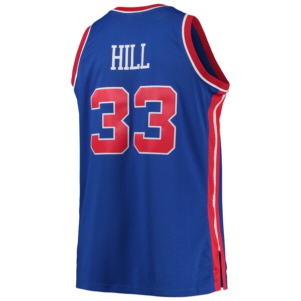 Grant Hill Detroit Pistons 1995/96 Big & Tall Hardwood Classics Swingman Jersey - Blue