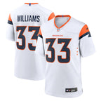Javonte Williams Denver Broncos Nike Game Jersey - White